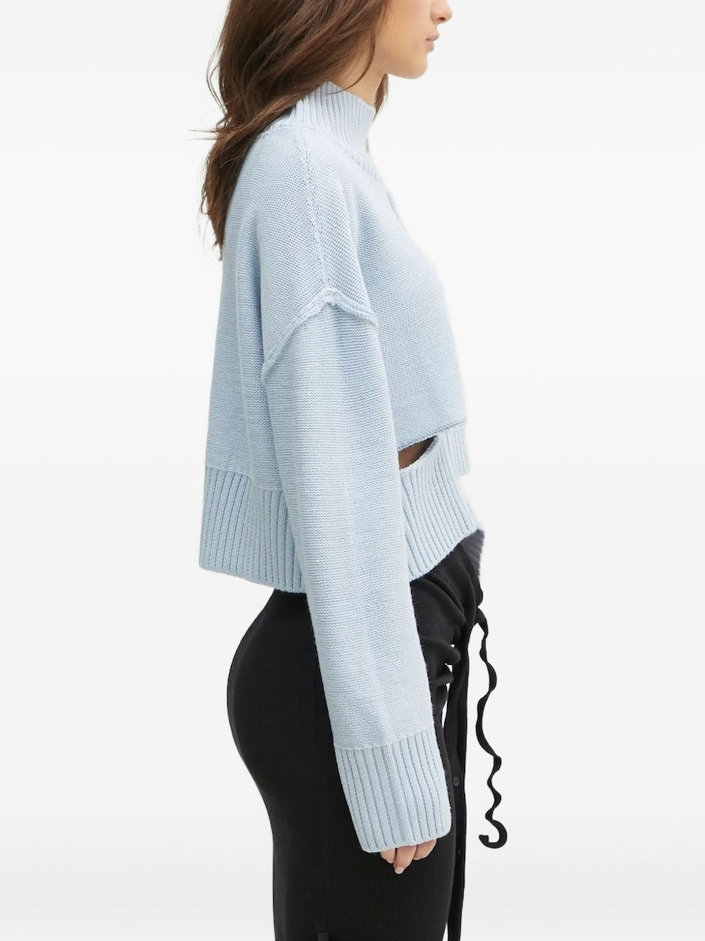 high-neck sweater - 4