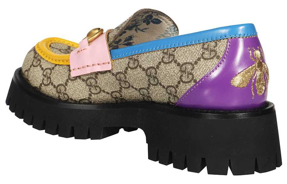 (WMNS) Gucci GG Lug Sole Horsebit loafer 'Multicolor' 727170-FABBW-9785 - 3