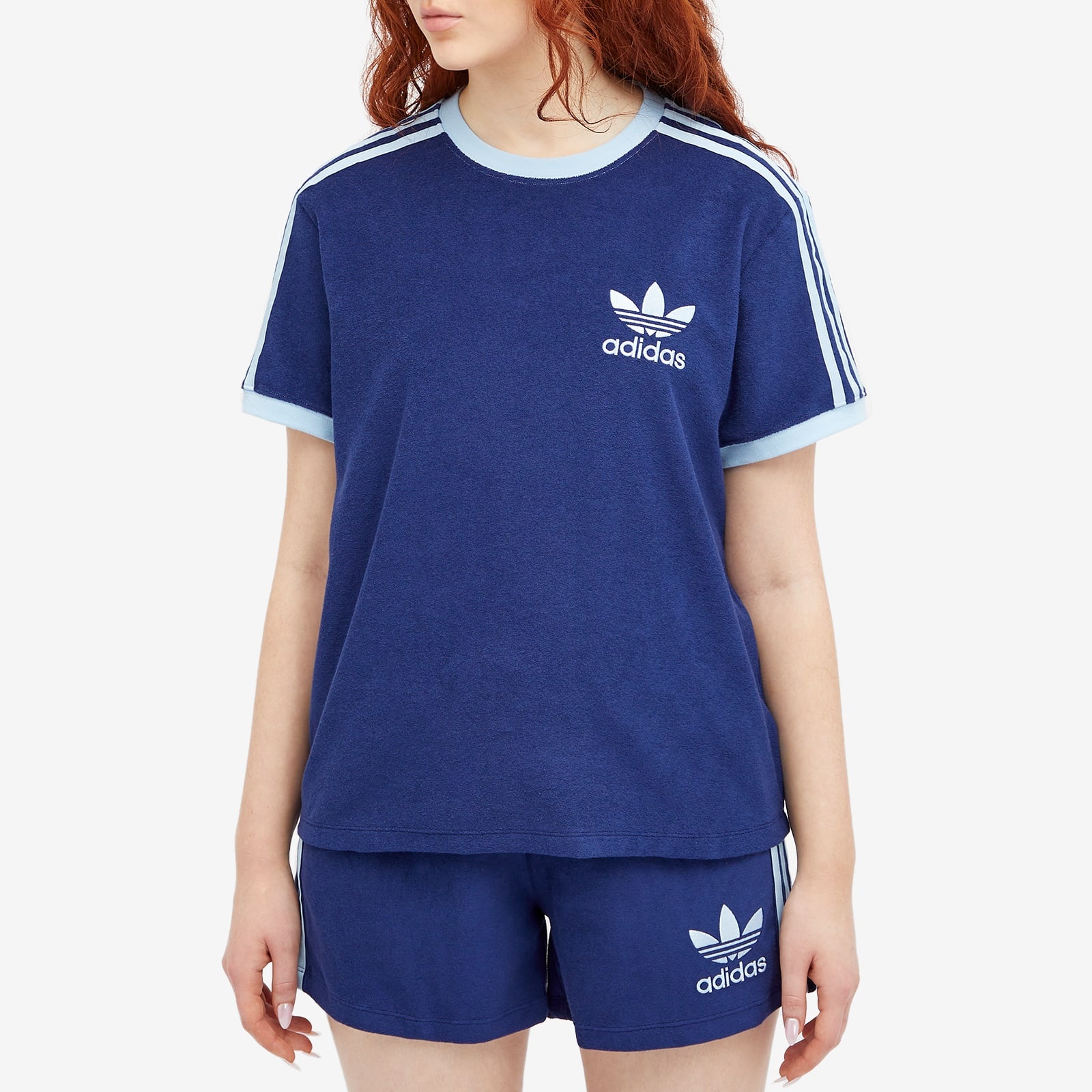 【adidas】TERRY 3 STRIPES T-SHIRT adidas Adidas Terry 3 Stripe T-shirt | REVERSIBLE