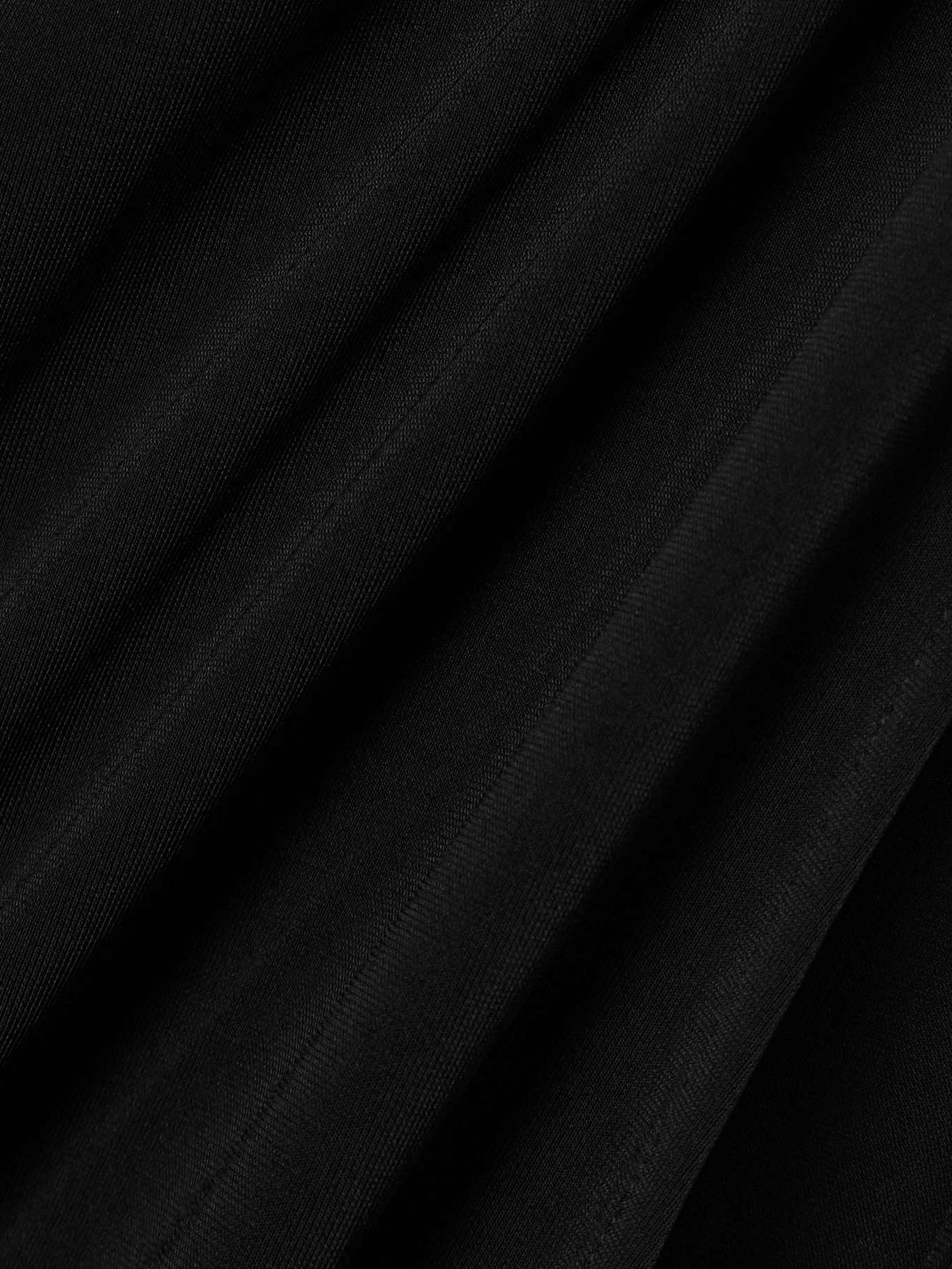 Peplo stretch-jersey maxi dress Black - 4