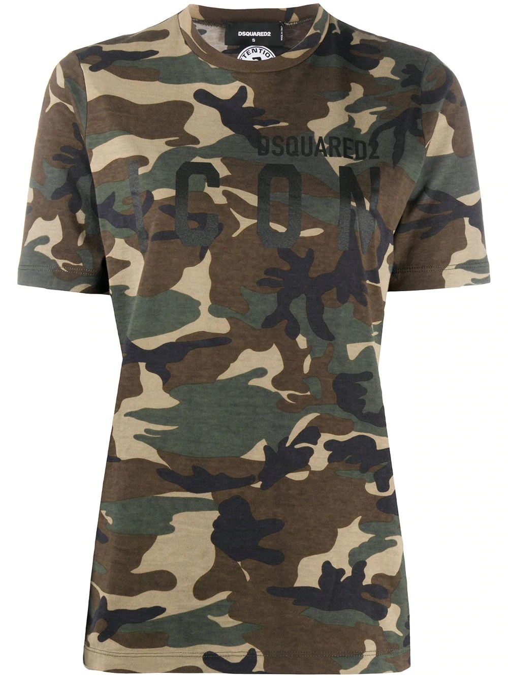 Icon camouflage-print T-shirt - 1