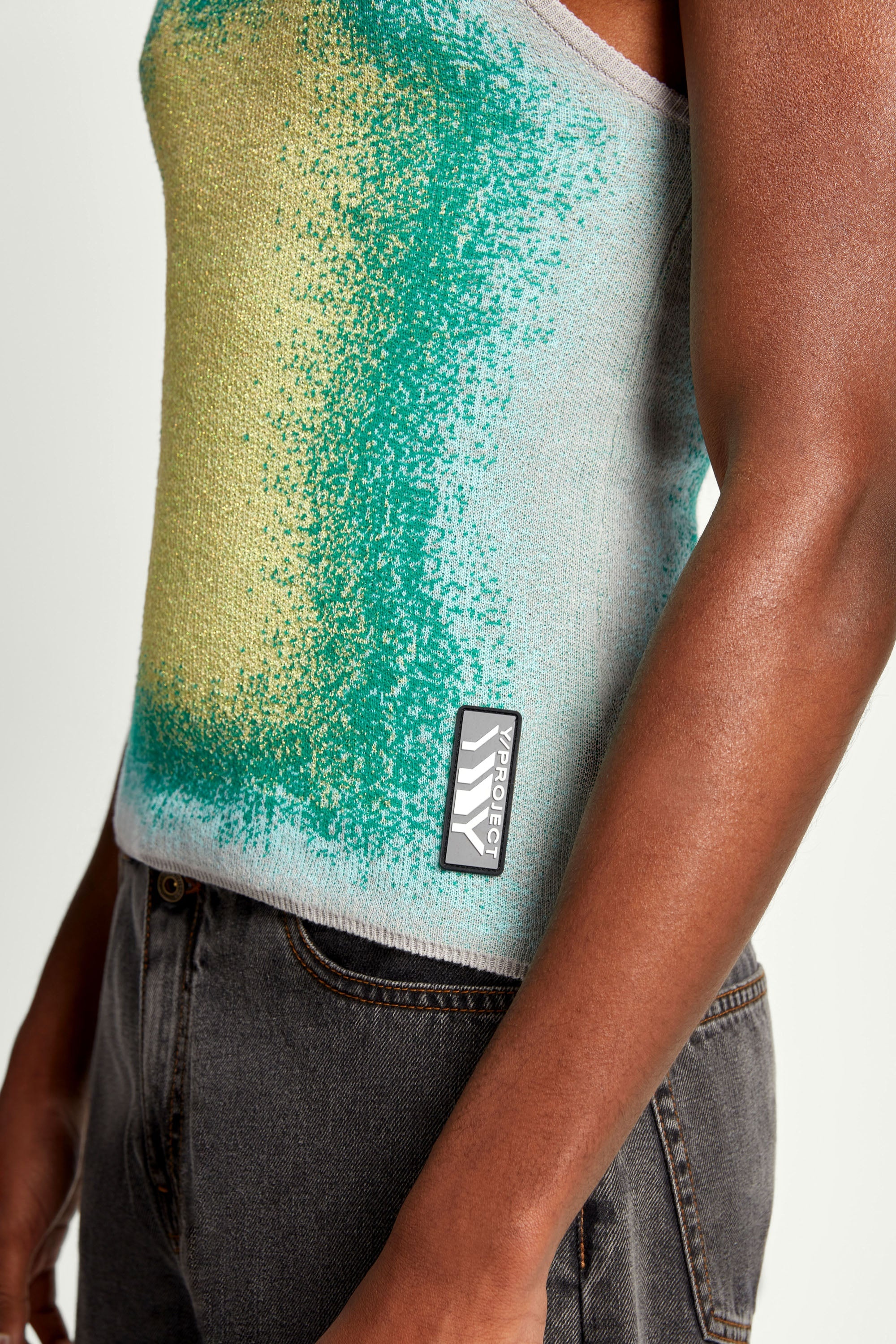 Y/Project Gradient Knit Tank Top | REVERSIBLE