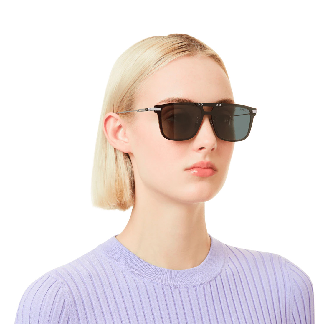 Eyewear Square Black Smoke Polarized Sunglasses - 4