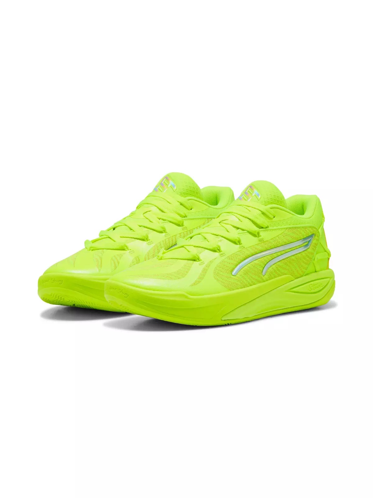 PUMA Stewie 4 Flawless "Lime Squeeze/Lime Sheen" Women's Basketball Shoe - 3