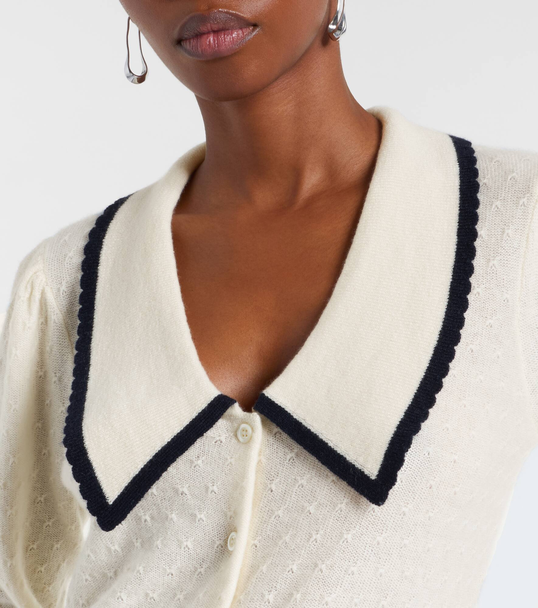 Sailor cashmere cardigan - 4