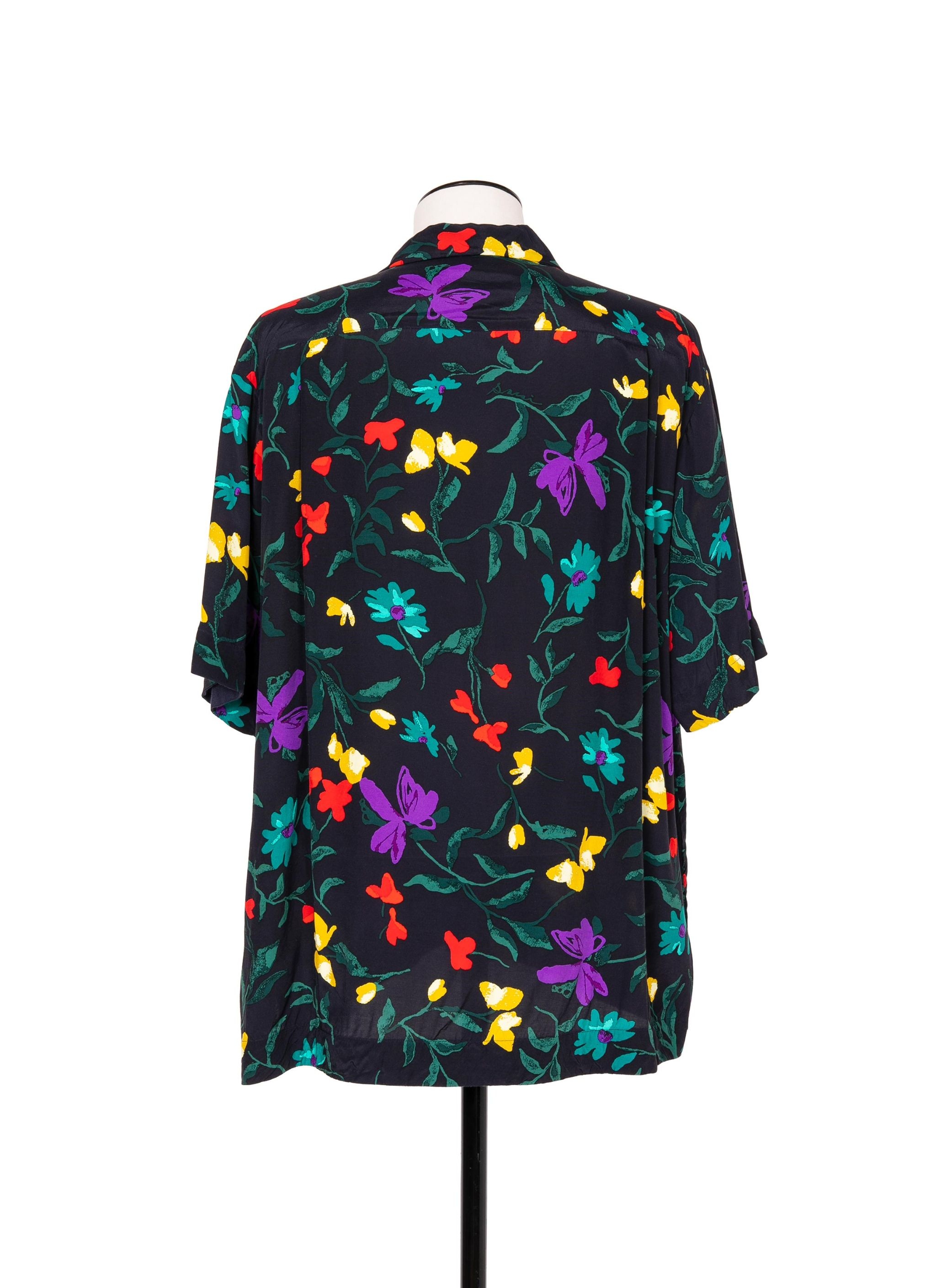 Floral Print Shirt - 4