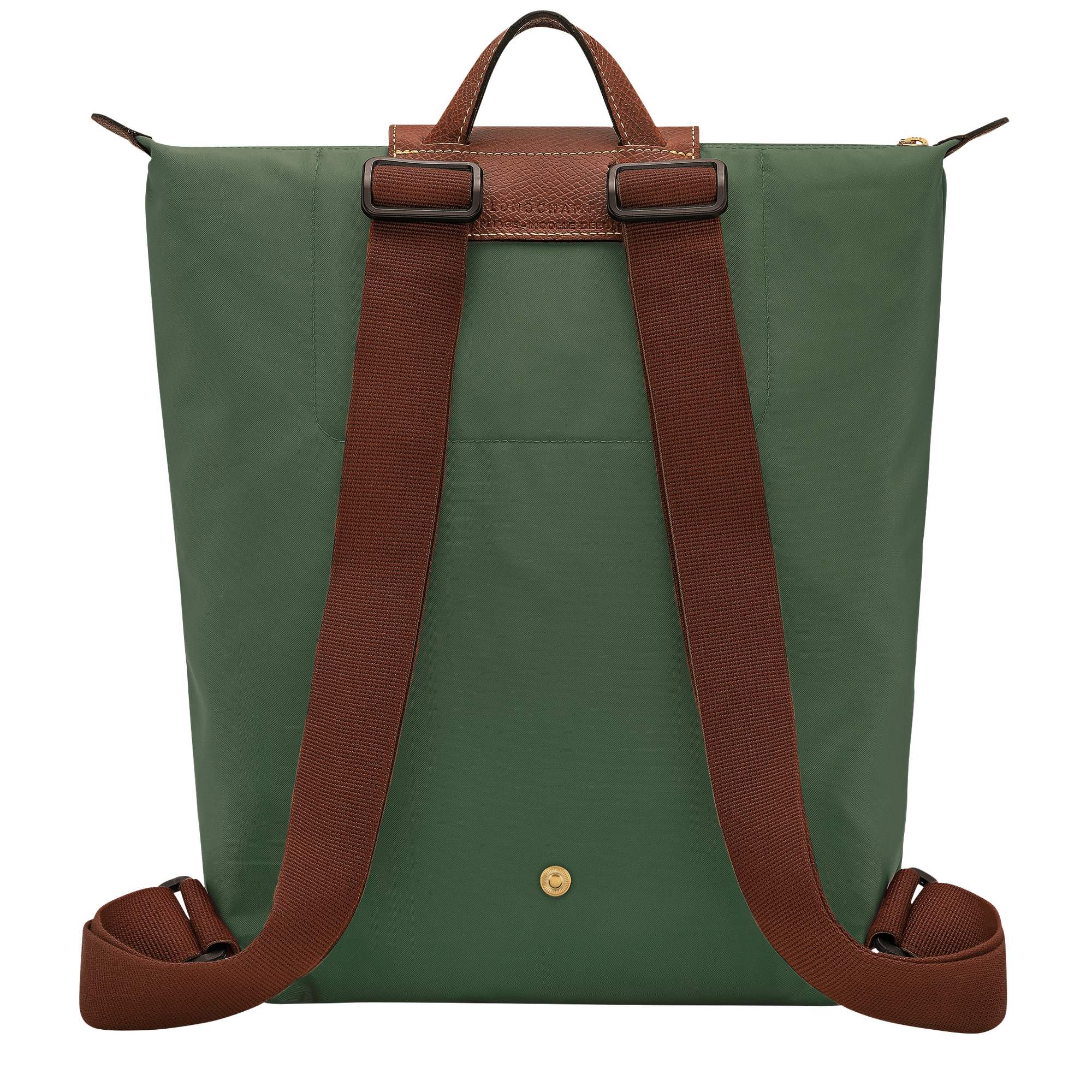 Le Pliage Original M Backpack British Green - Canvas - 4