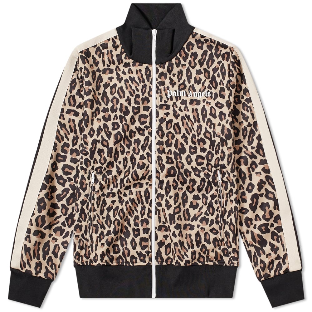 Palm Angels Leopard Print Track Jacket - 1