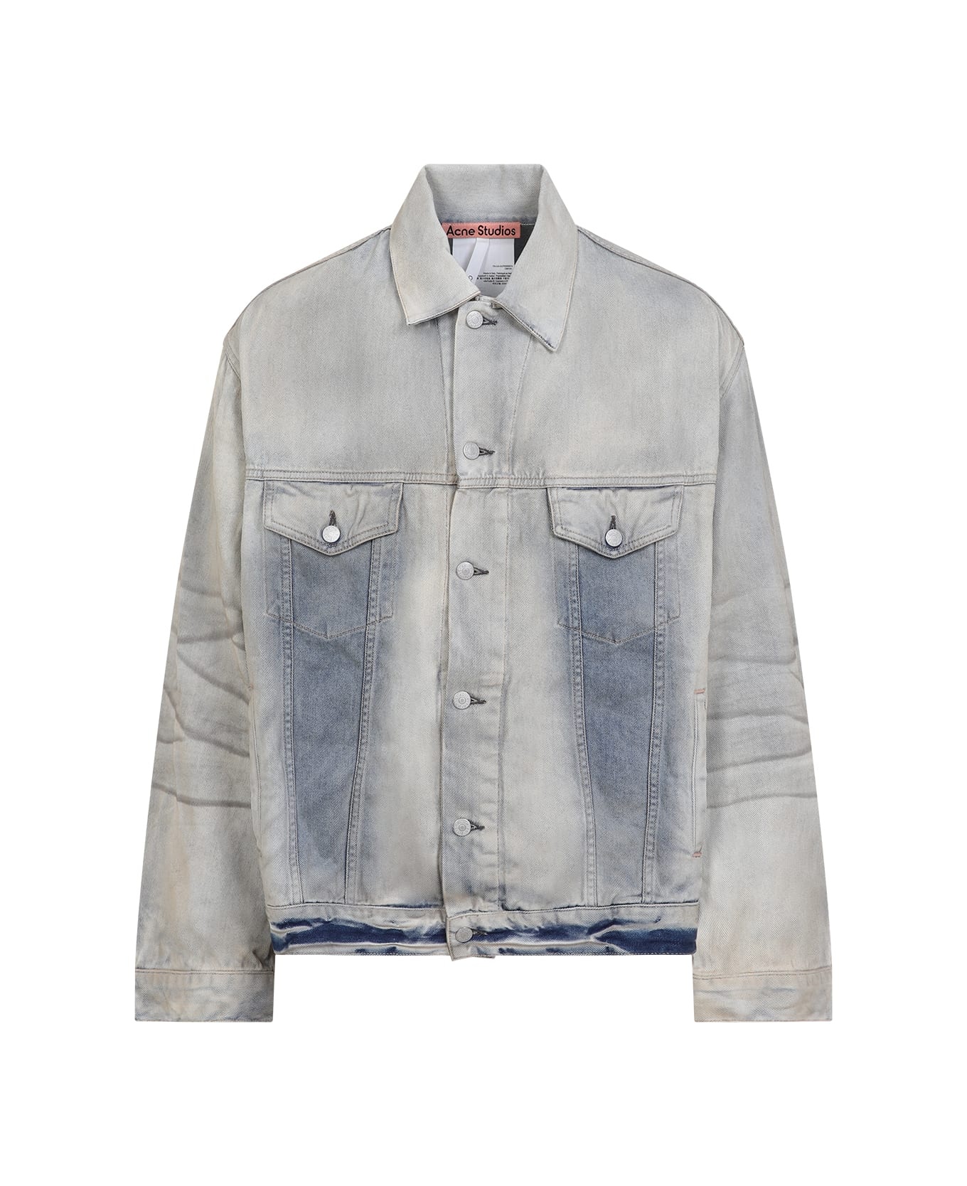 Light Blue Cotton Jacket - 2