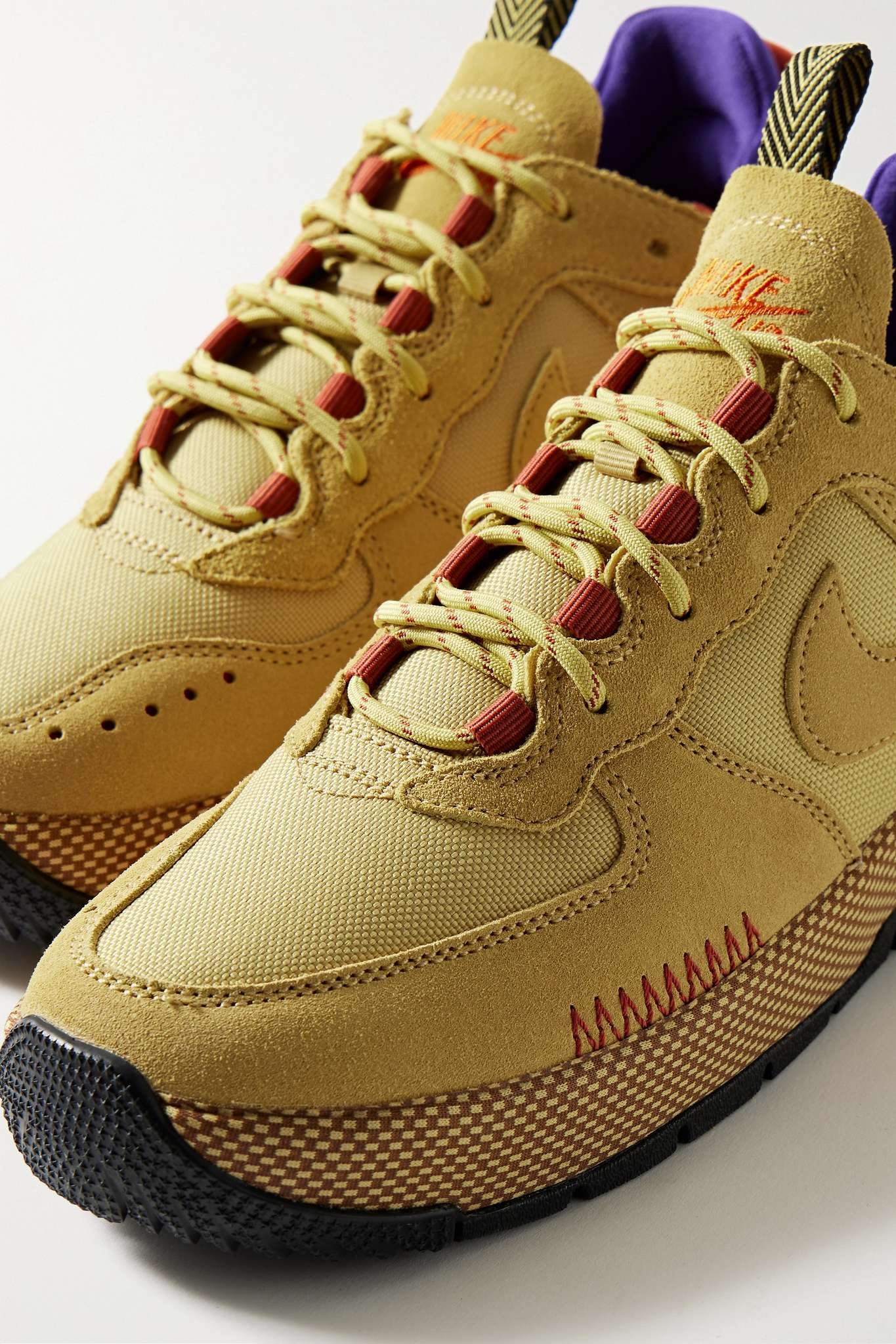 Air Force 1 Wild suede and mesh sneakers - 4