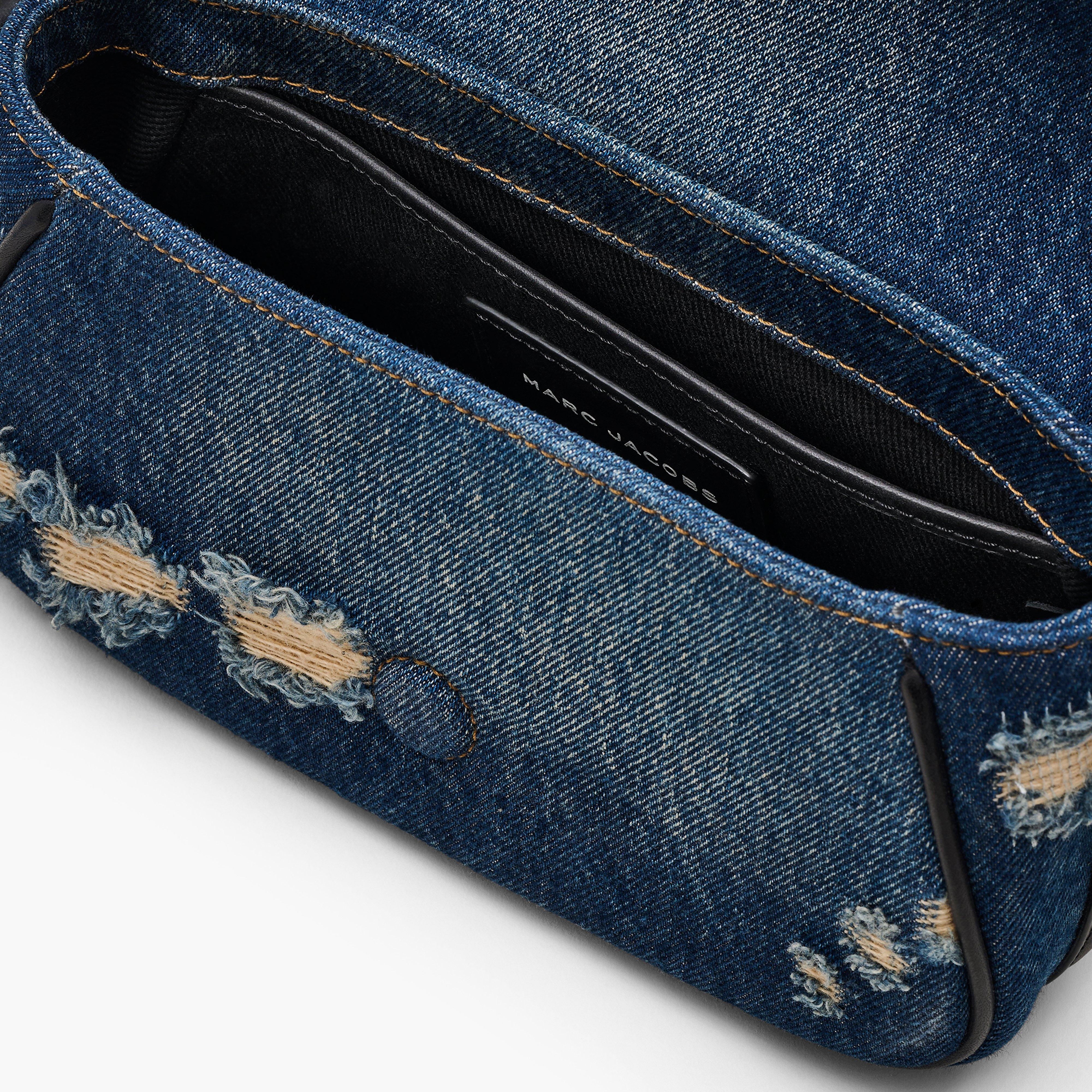 THE RIP AND REPAIR DENIM CLOVER SHOULDER BAG - 4