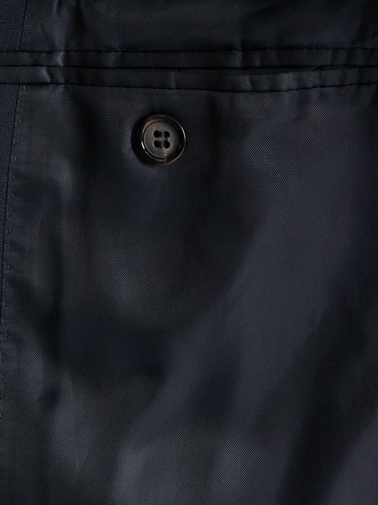 Slim-Fit Double-Breasted Grosgrain-Trimmed Wool Blazer Navy - 5