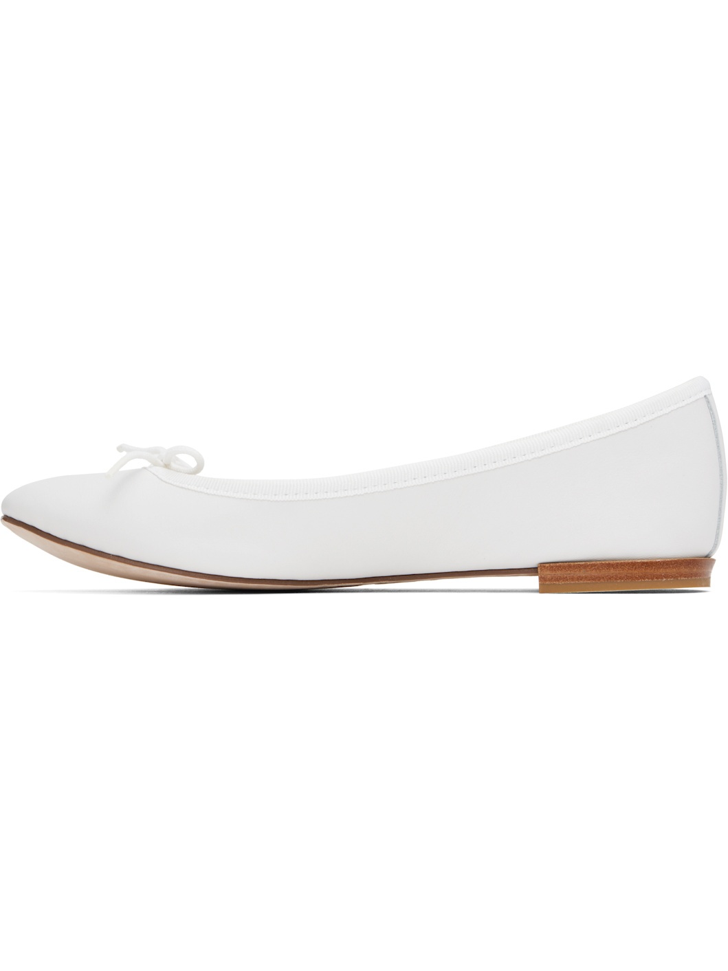 White Cendrillon Ballerina Flats - 3