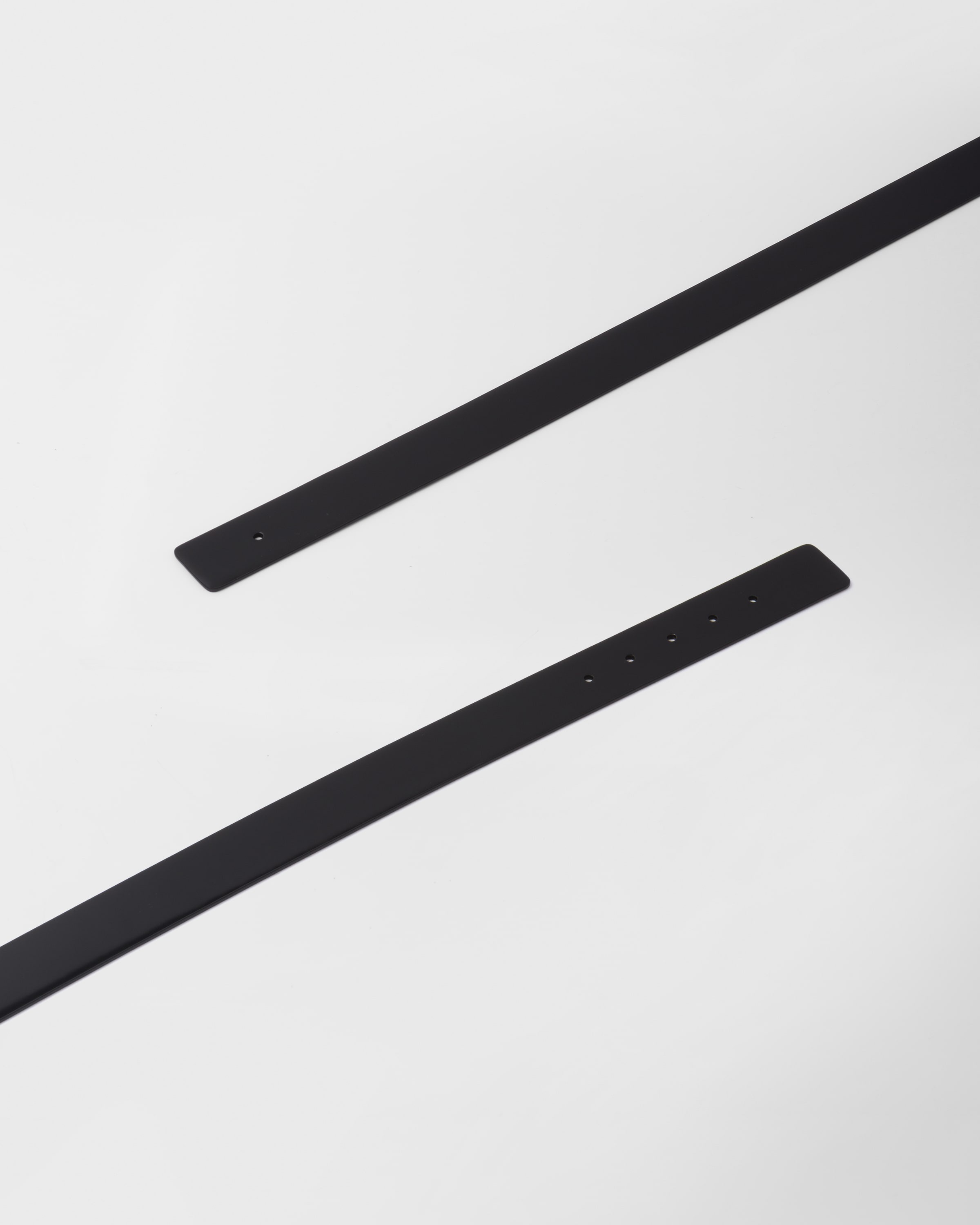 Brushed leather belt strap - 3