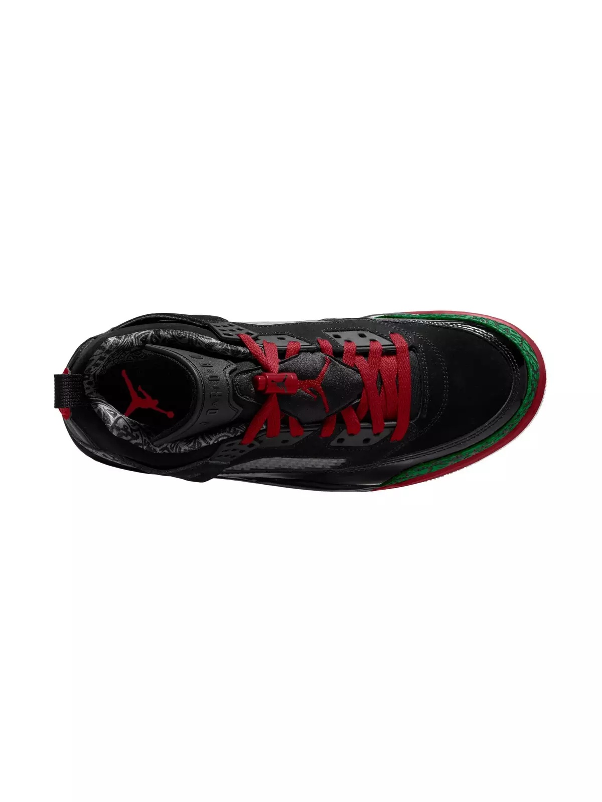 Spizike Low "Black/Varsity Red/Classic Green/White" Men's Shoe - 8
