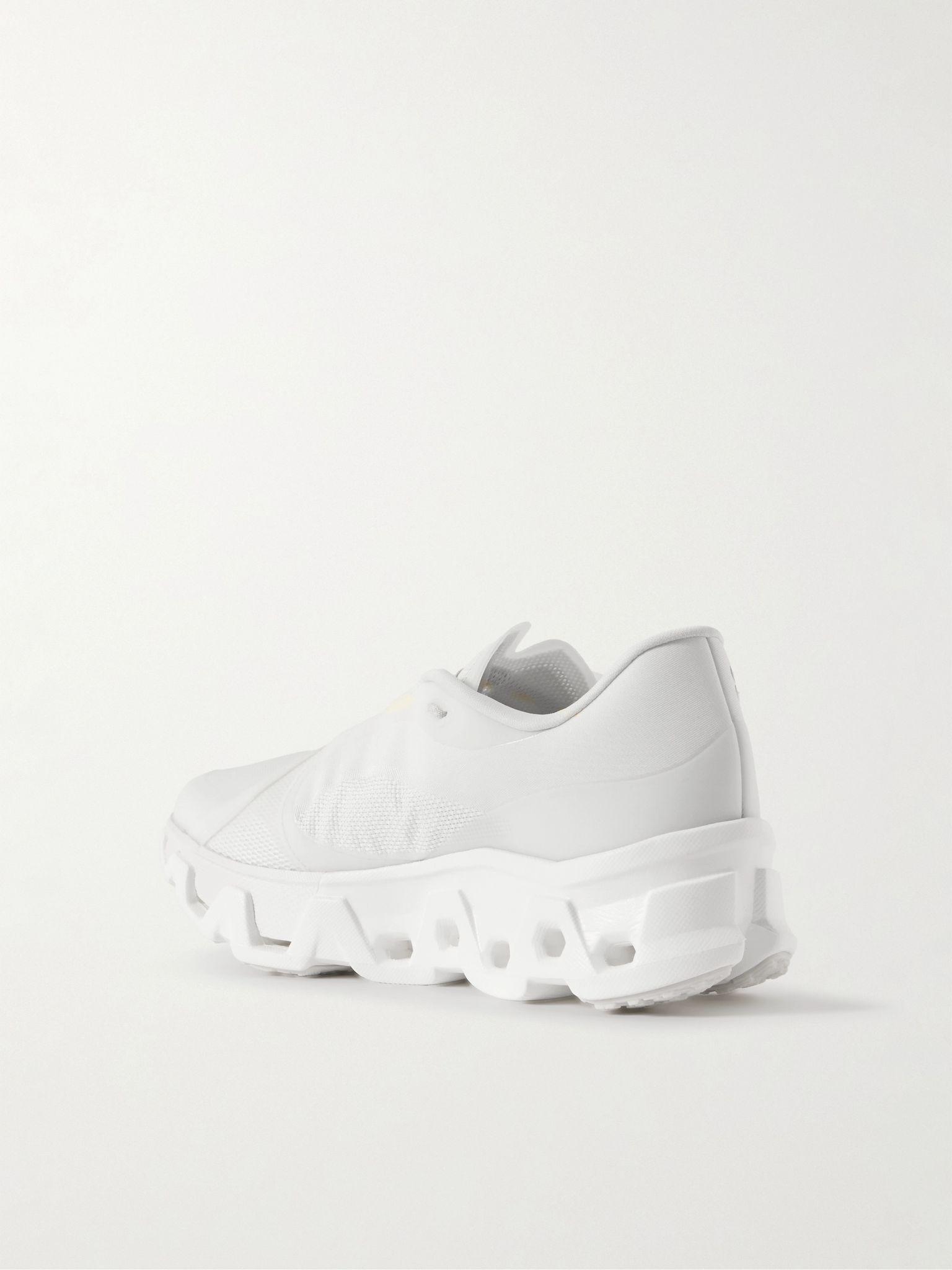 + POST ARCHIVE FACTION Cloudmonster Hyper Rubber-Trimmed Mesh Running Sneakers White - 4