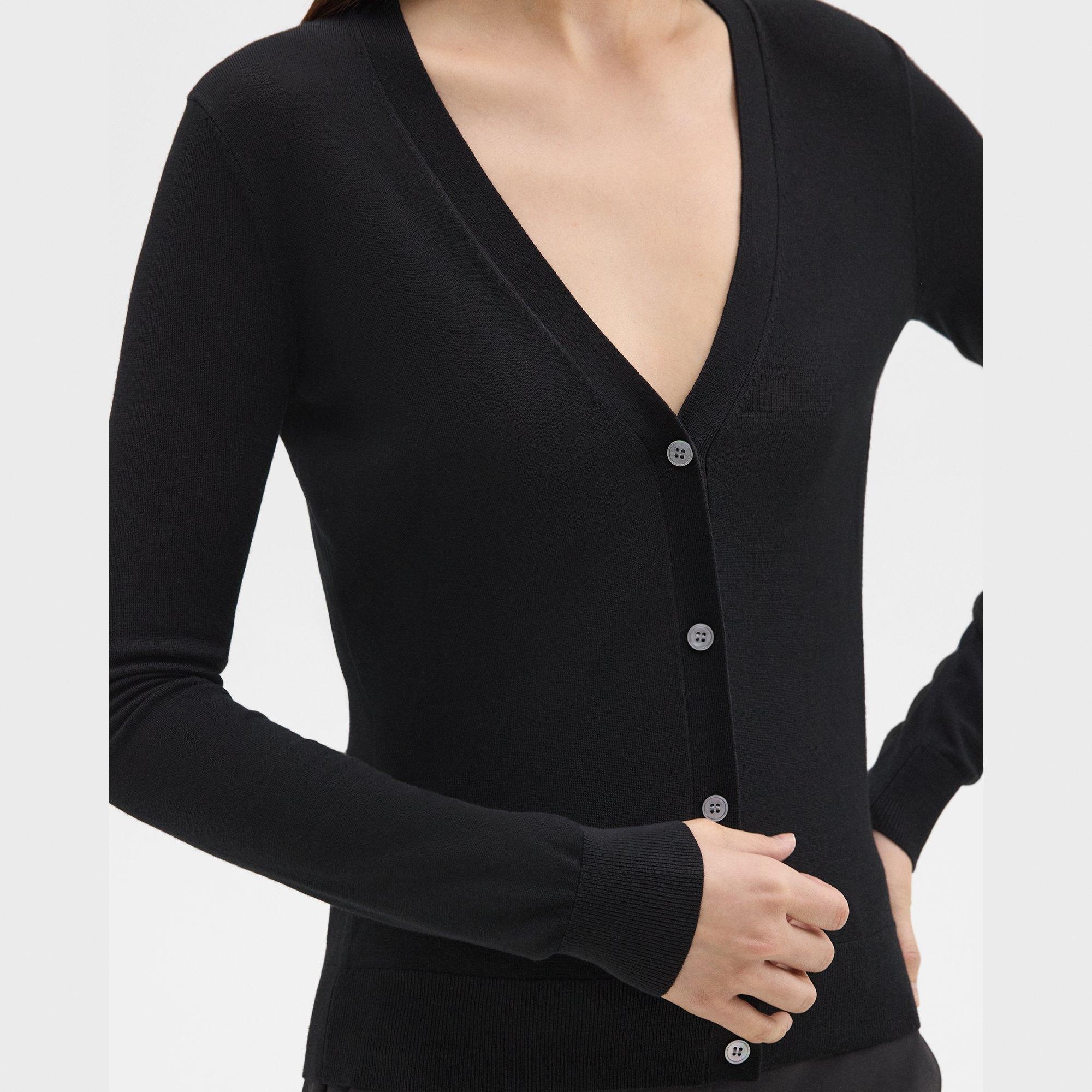 V-Neck Cardigan in Regal Wool - 5