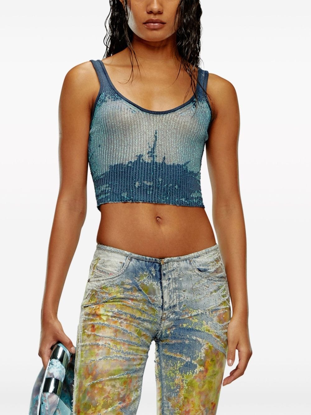Deidrina lurex tank top - 3