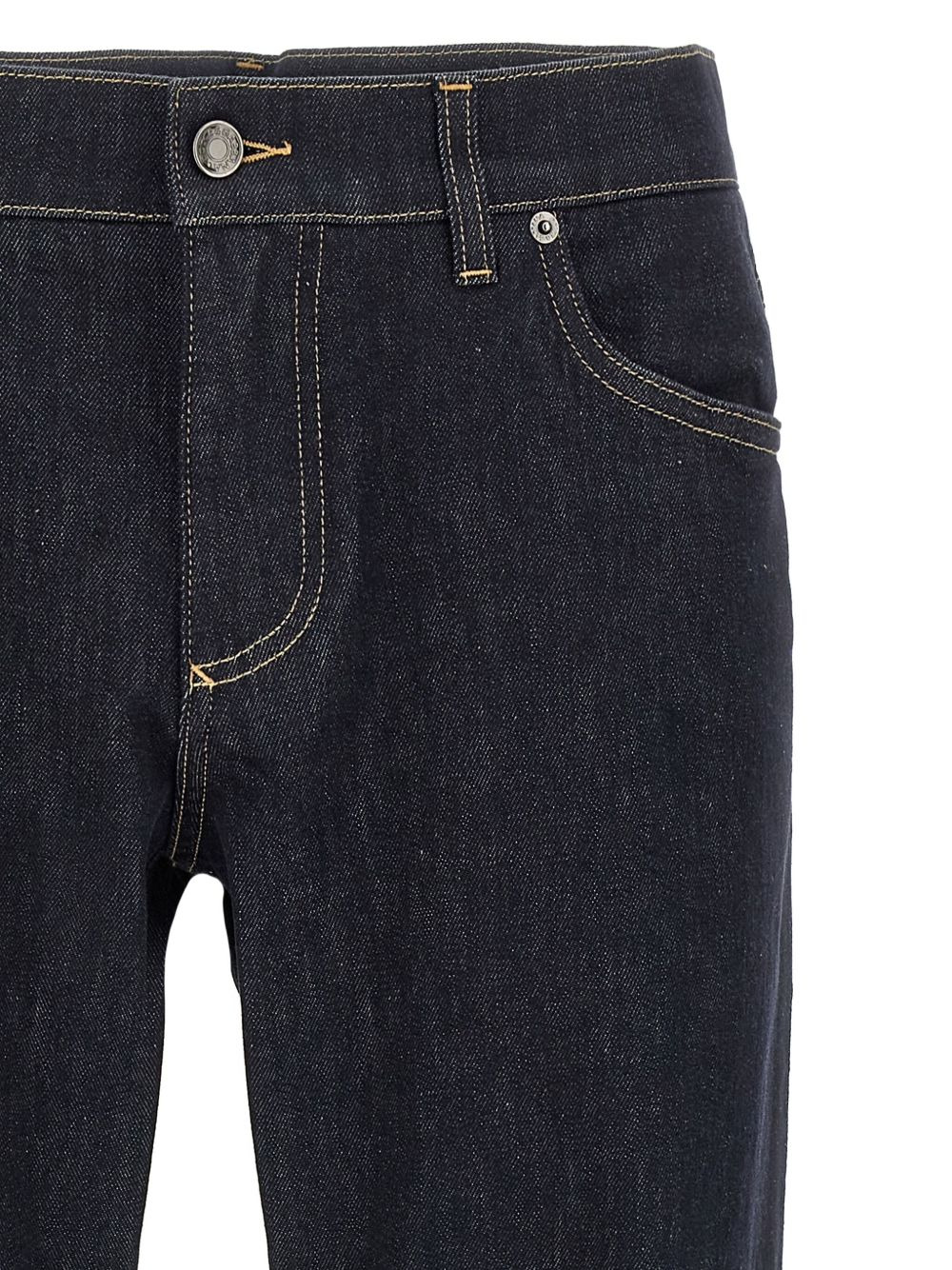 logo-plaque jeans - 4