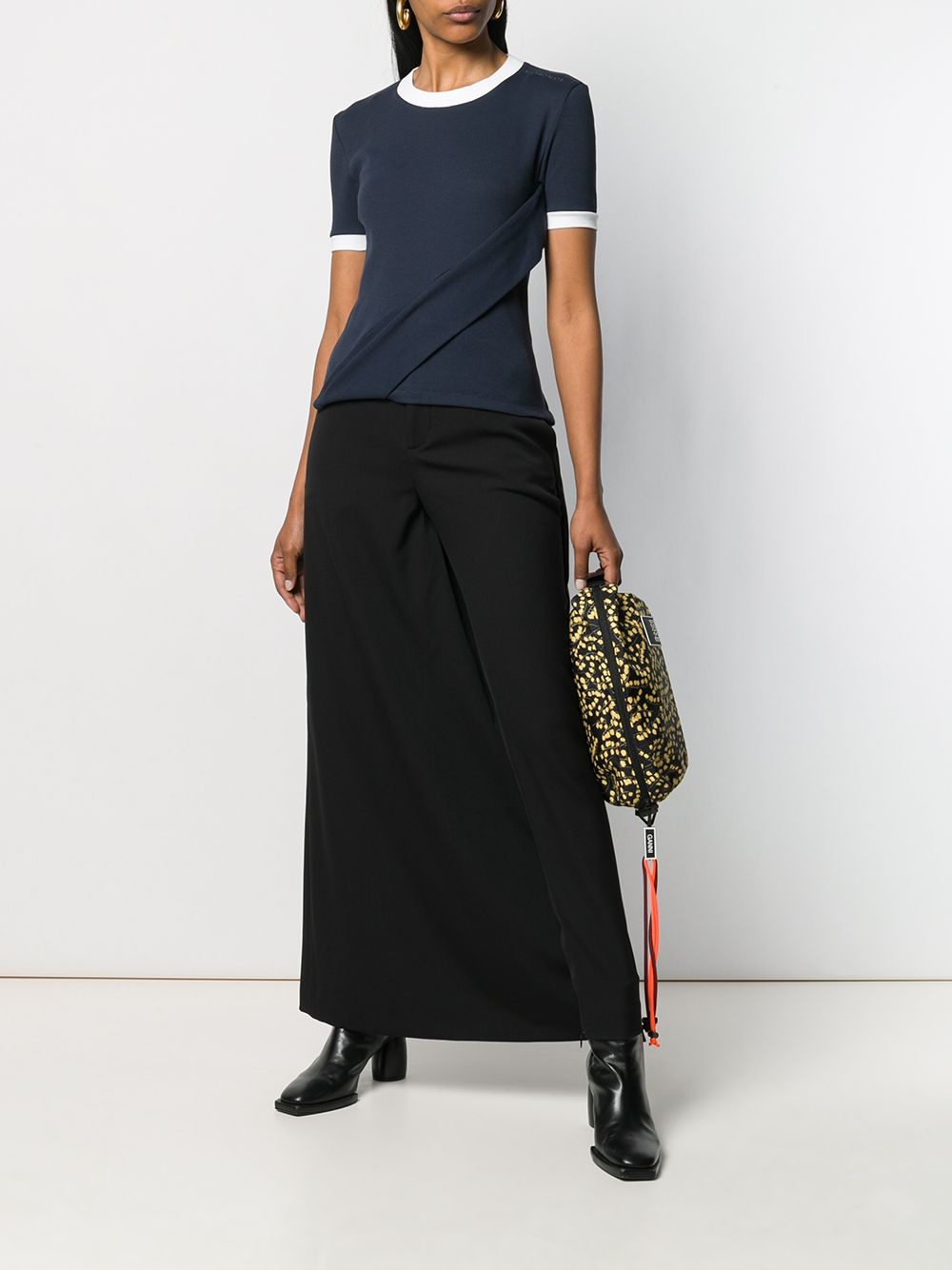 classic wide-leg trousers - 2