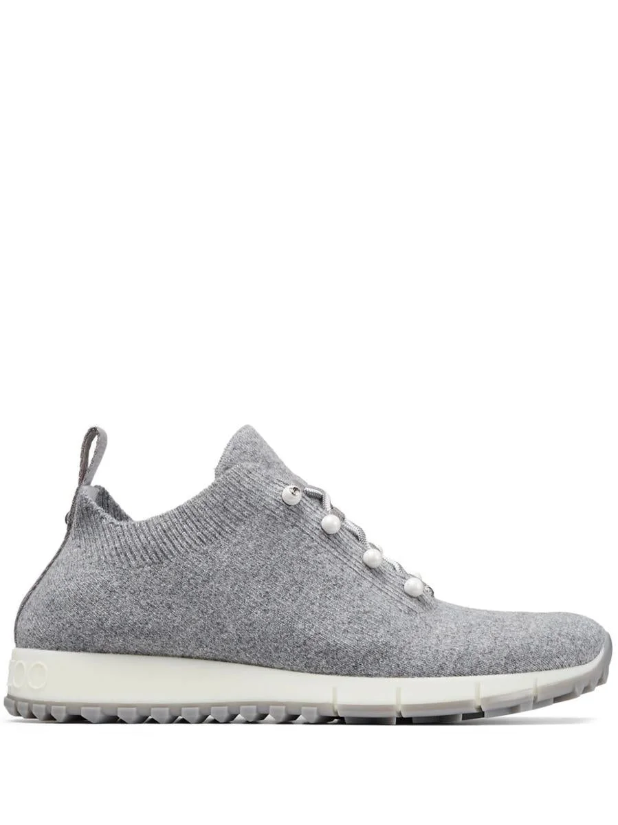 Jimmy Choo Veles Pearl Embellished Sneakers - 1