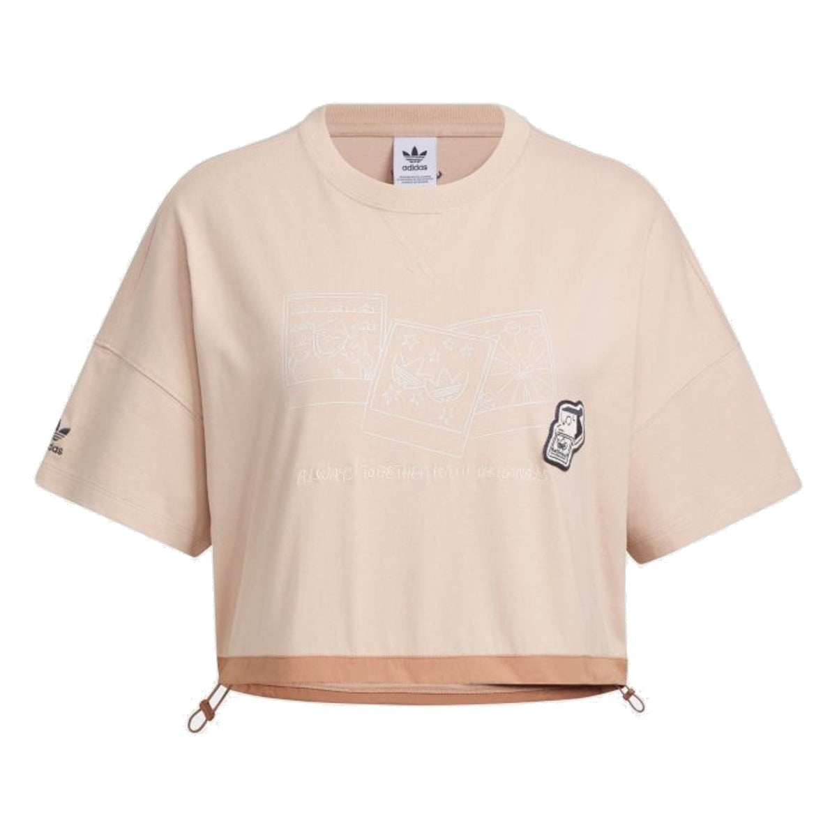 (WMNS) adidas originals x Yu Nagaba Short T-Shirt 'Pink' IS0650 - 1