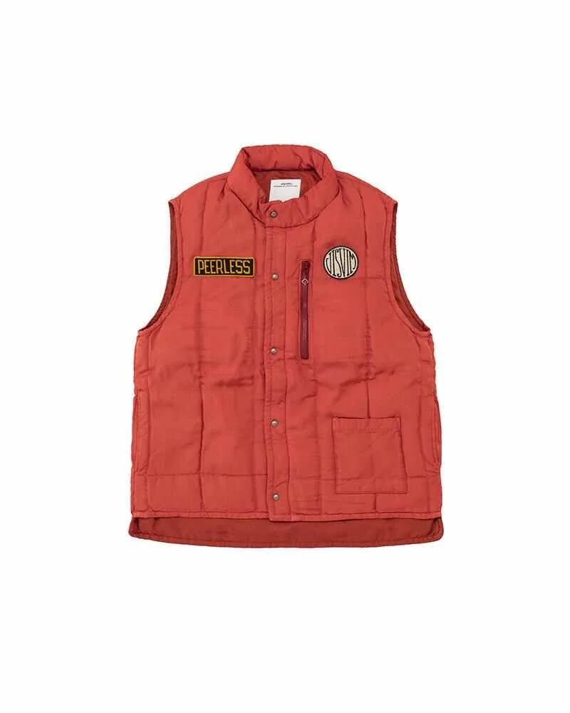 STURGES DOWN VEST RED - 1