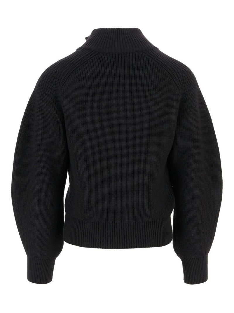 JACQUEMUS zip-front merino-wool cardigan outlook