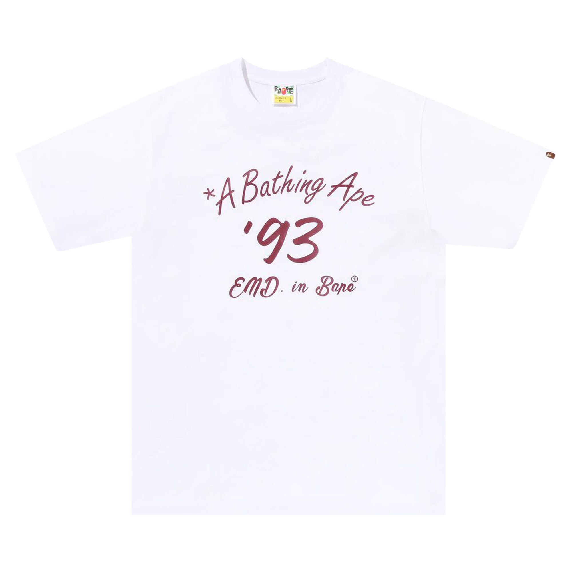 BAPE x End. Bowling Tee #2 'White' - 1