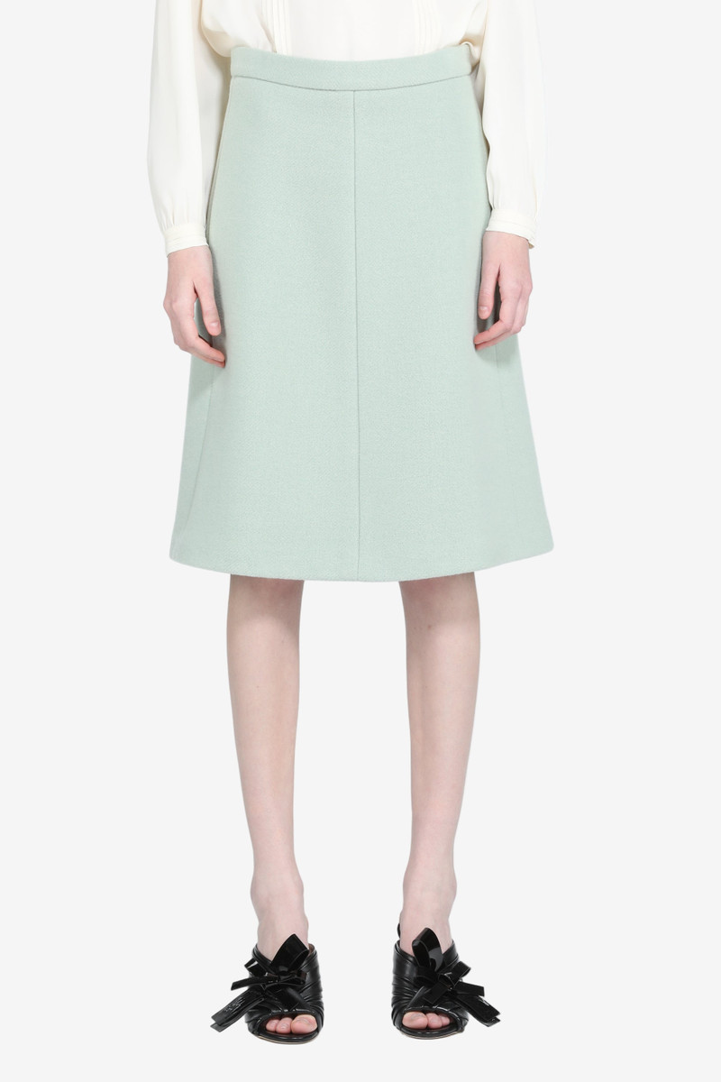 MIDI SKIRT IN WOOL CLOTH 1