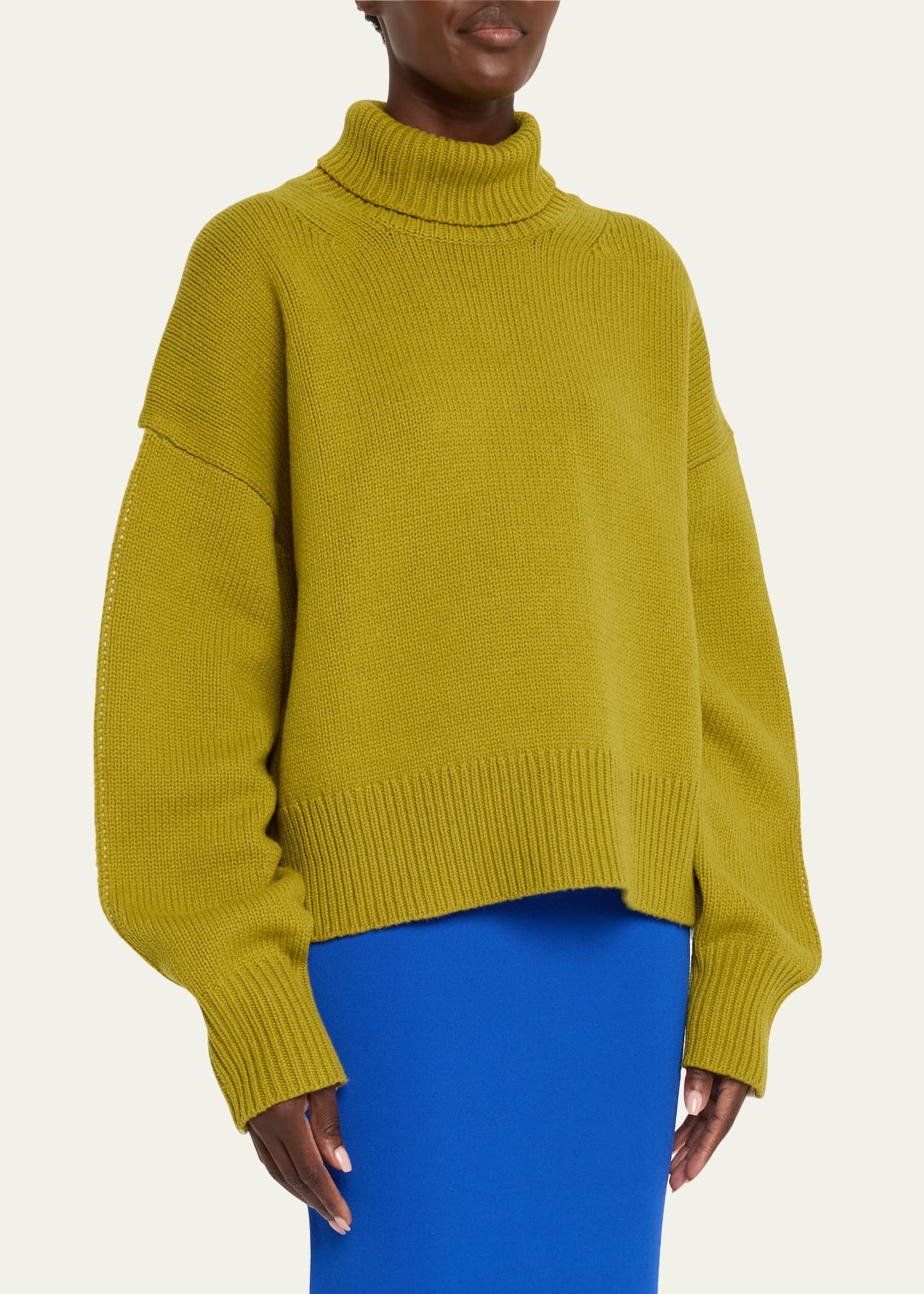 Wolfgang Colorblock Wool Turtleneck - 4