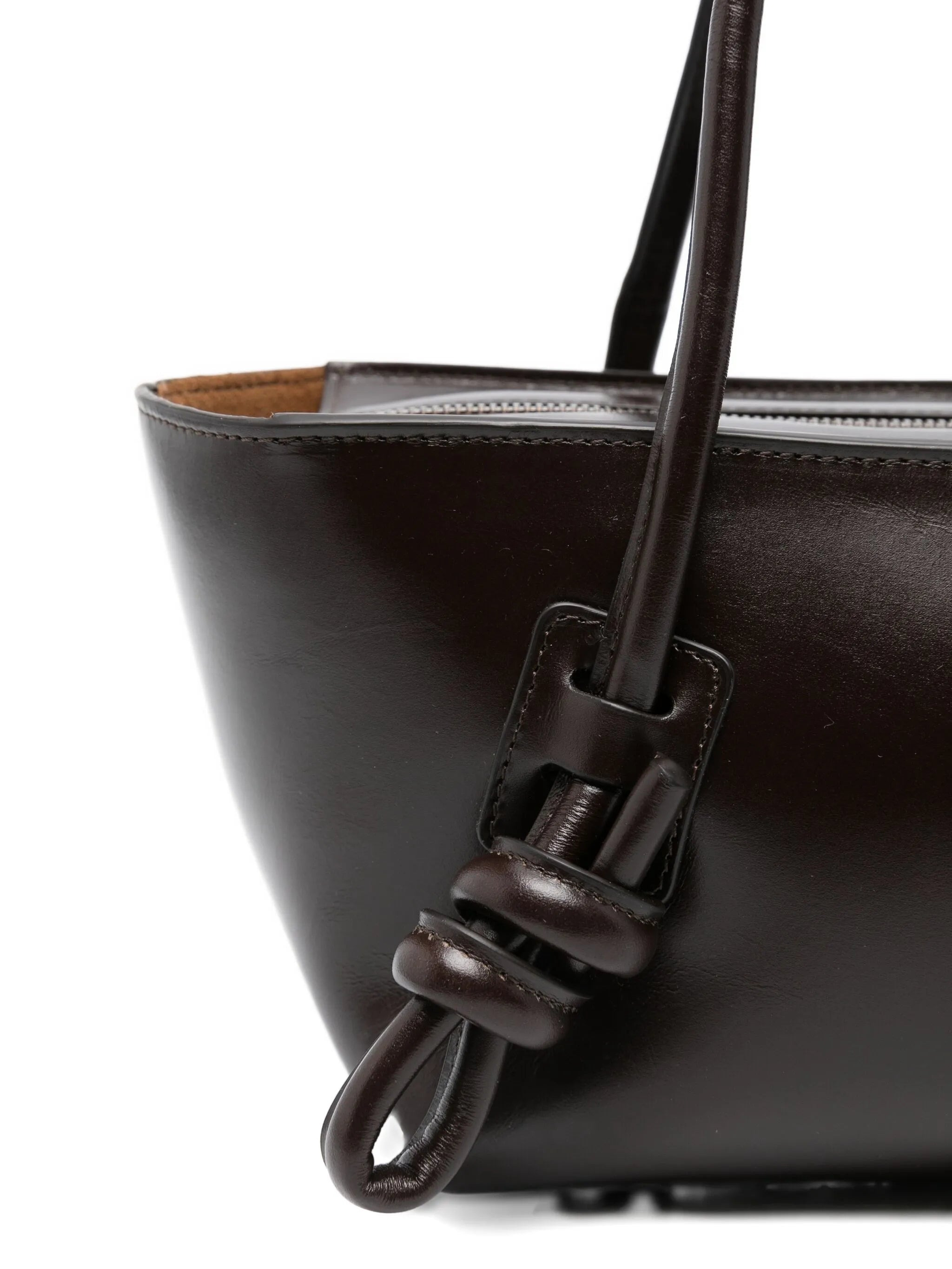 Hereu Fleca Knot-detail Leather Shoulder Bag - 3