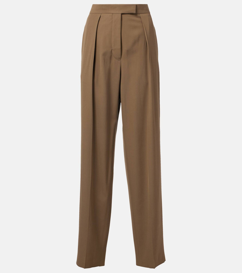 High-rise straight pants - 1