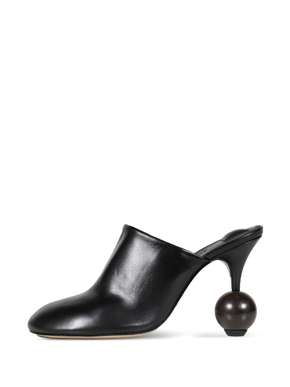 90mm sphere-heel leather mules - 2