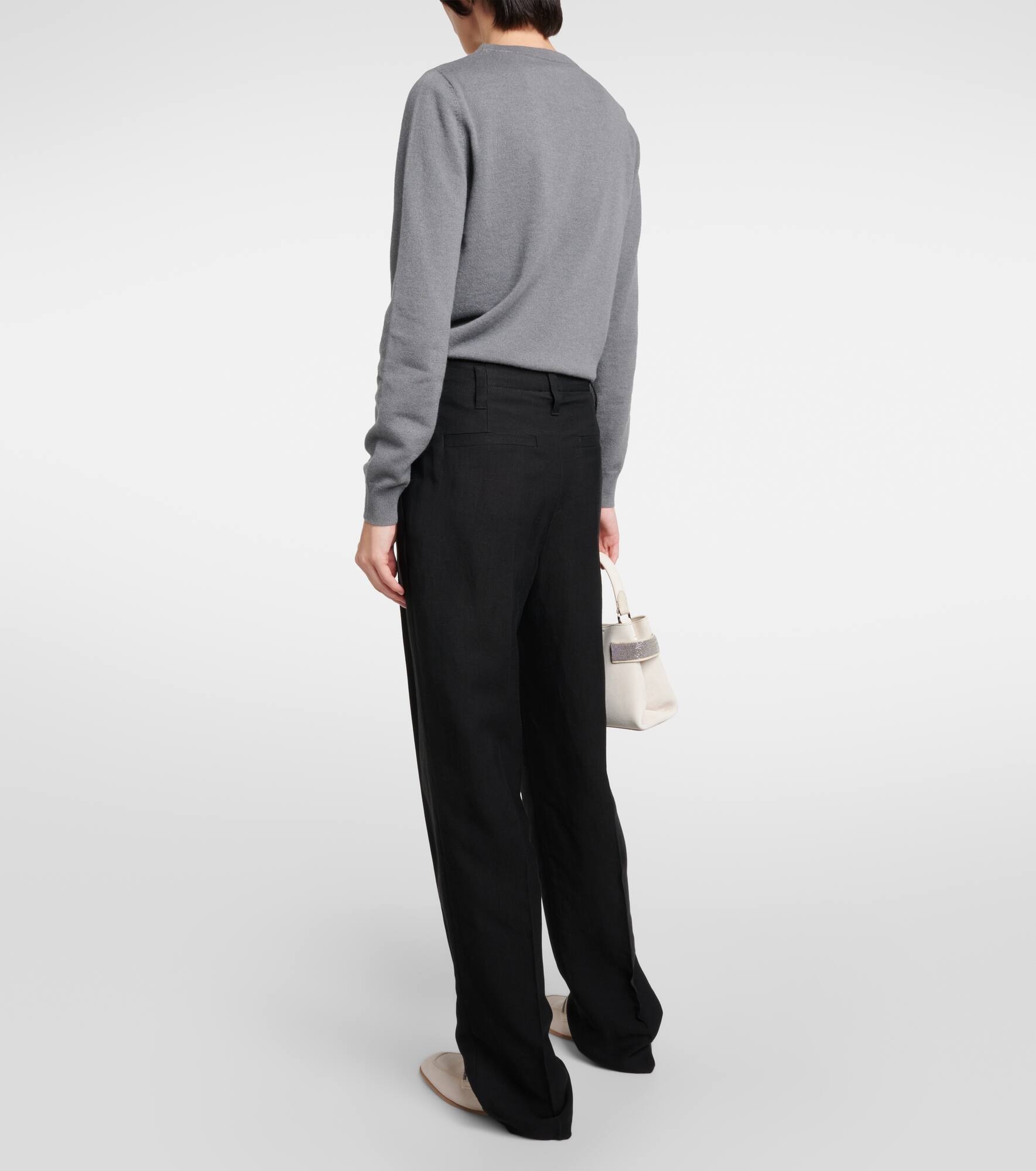 Twill straight pants - 3