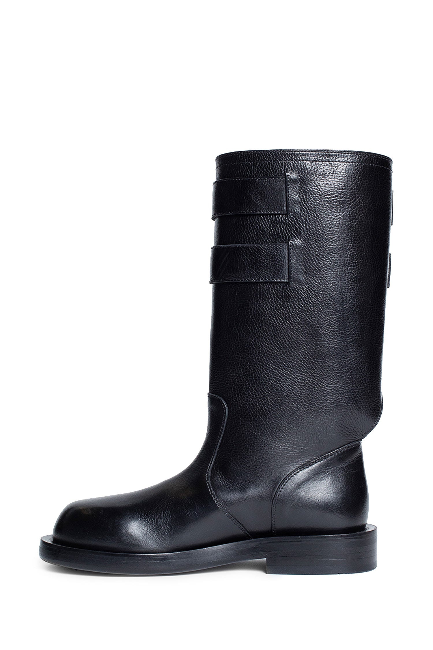 Milan-Soft-Biker-Boots-In-Grained-Shiny-Calfskin - 4