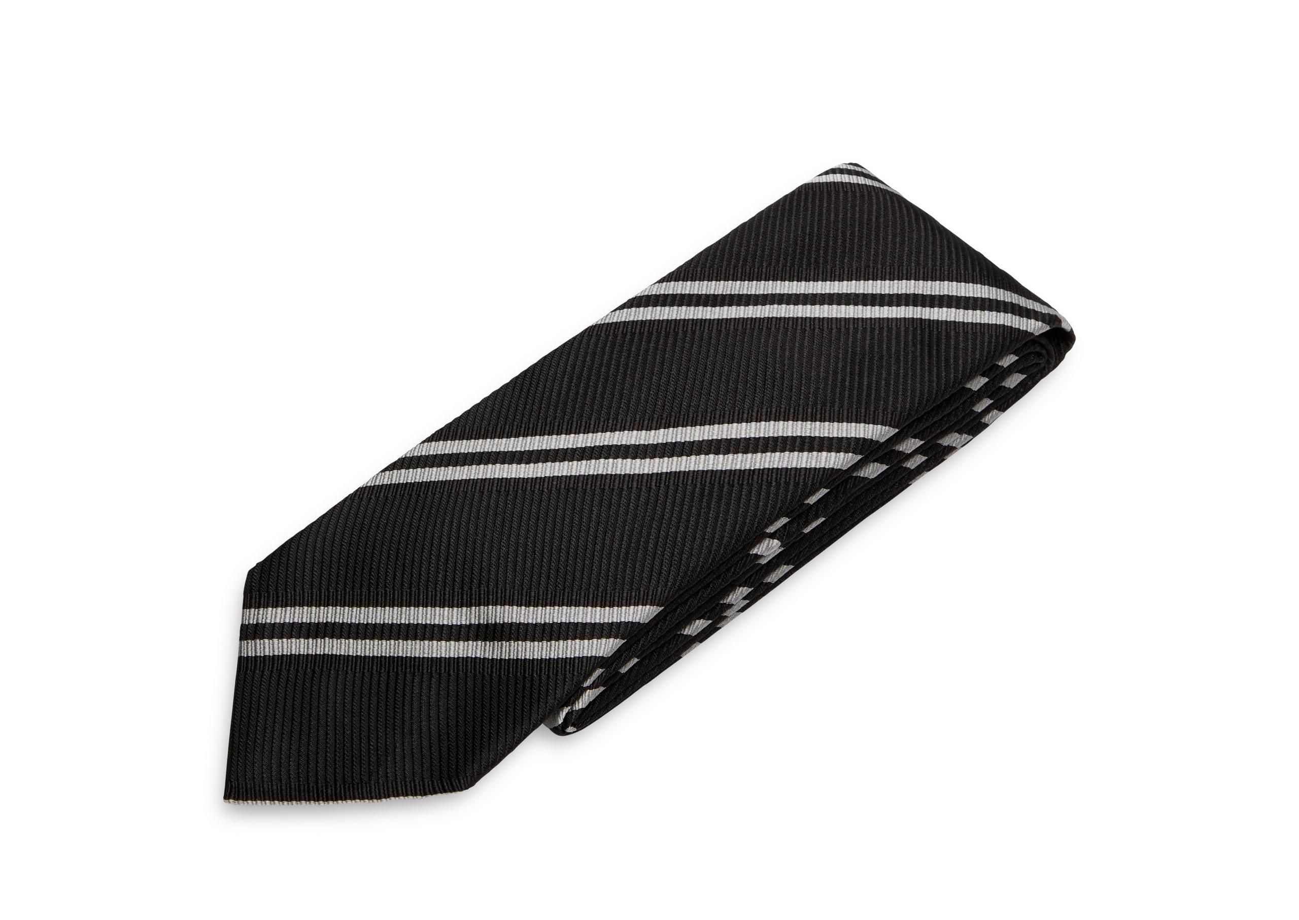 LARGE DIAGONAL STRIPE TIE - 3