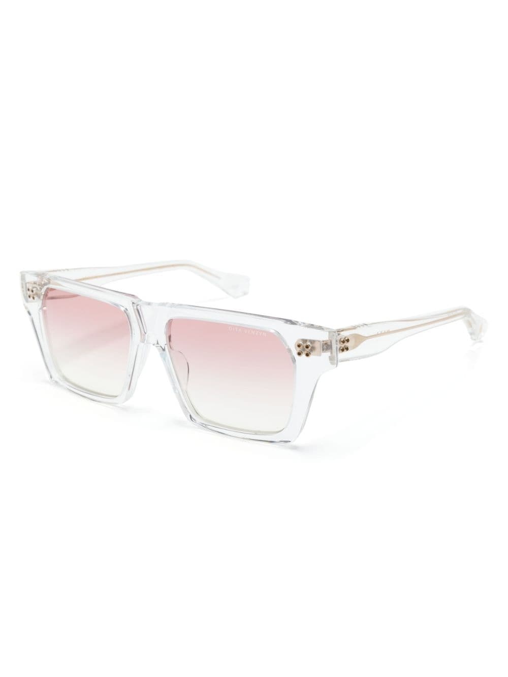 logo-print square-frame sunglasses - 2