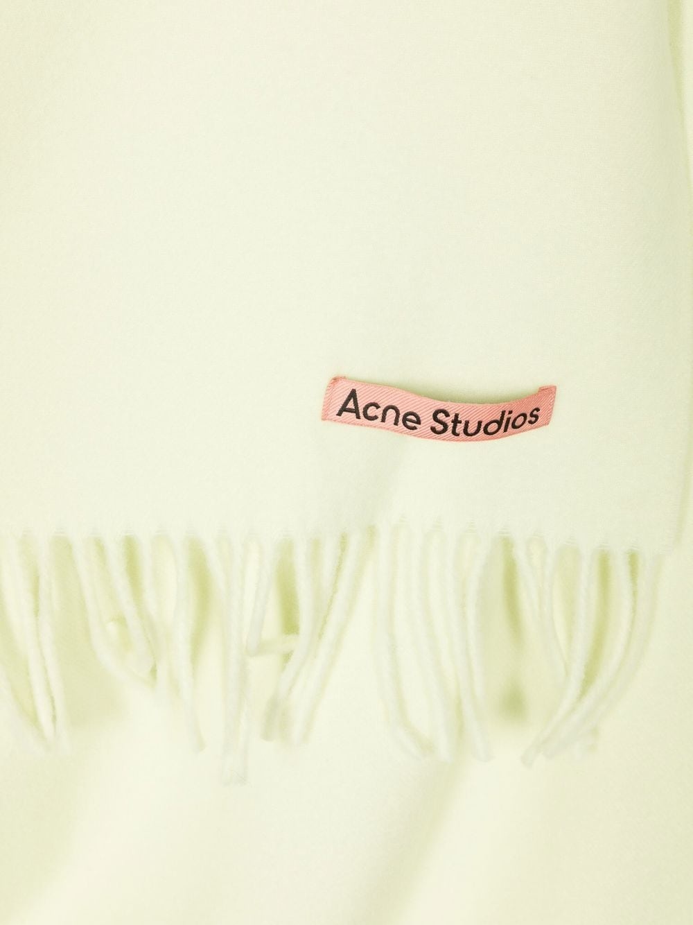 logo-patch fringed scarf - 3