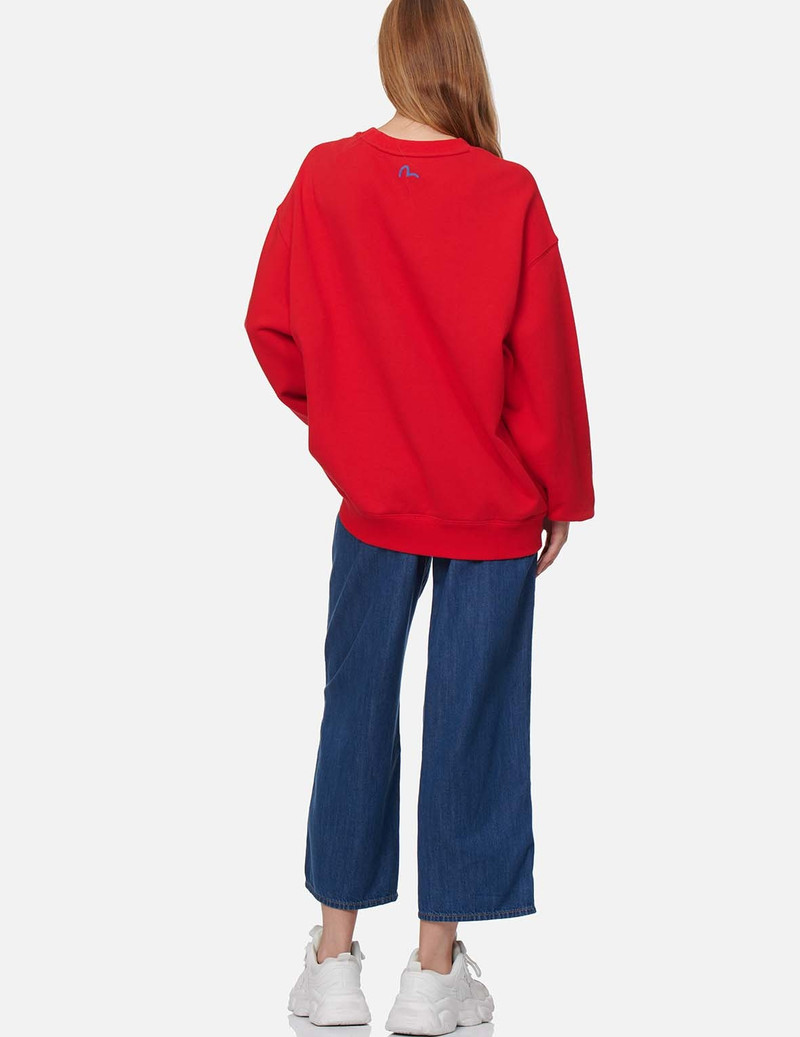 EVISU DARUMA PATCHWORK SWEATSHIRT outlook