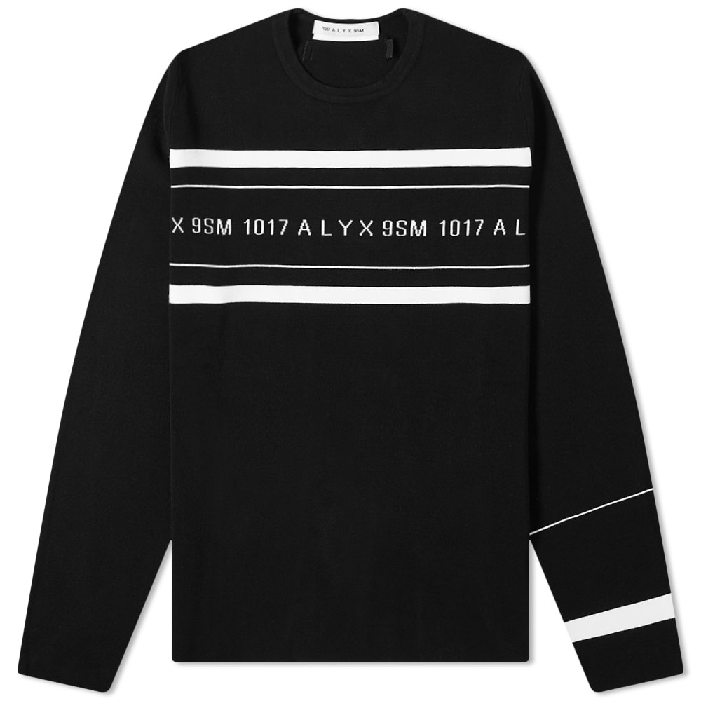 1017 ALYX 9SM Logo Multi Stripe Crew Knit - 1