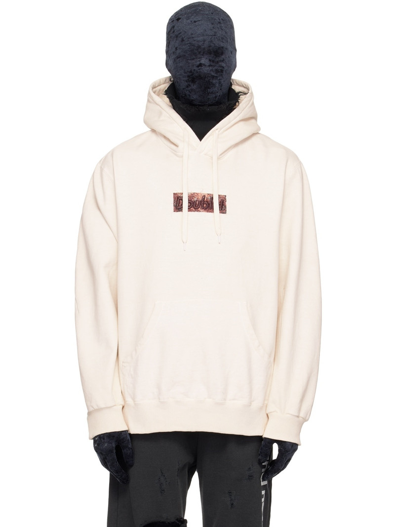 Off-White Rust Embroidery Hoodie - 1