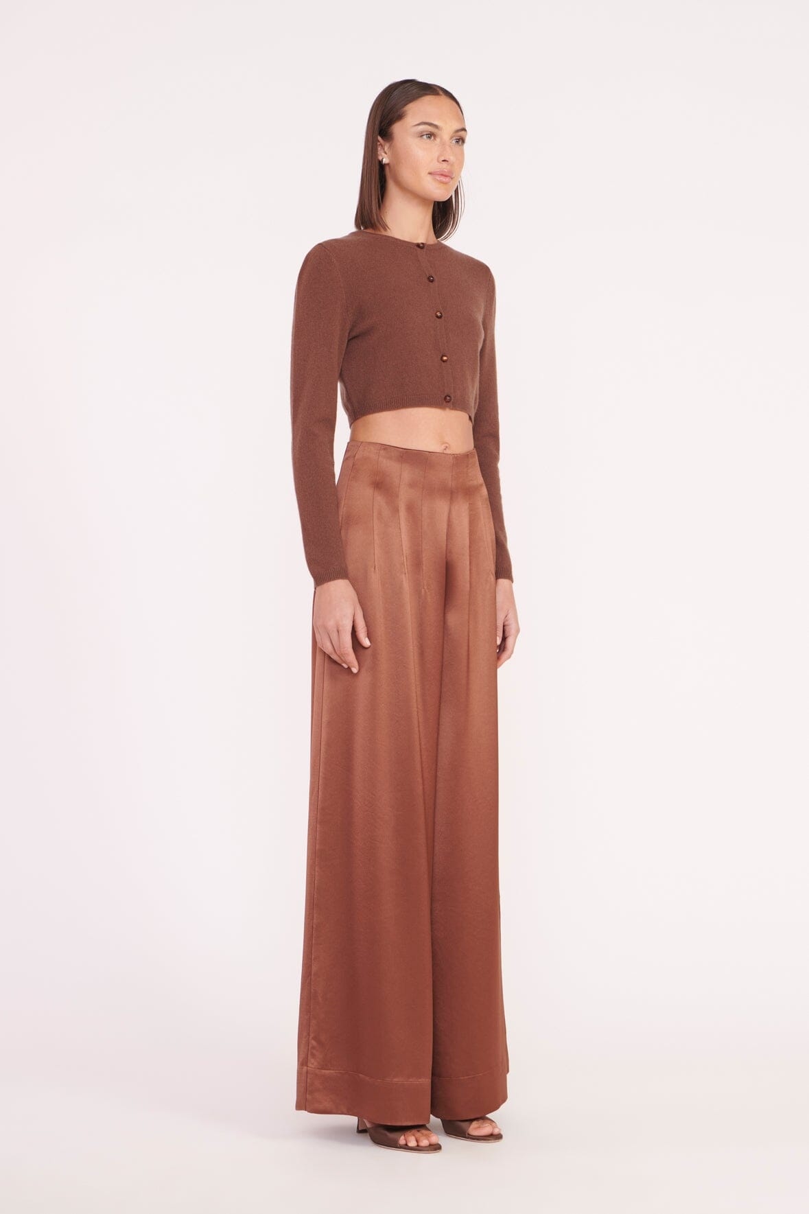 STAUD DEANNA SWEATER CLOVE - 4