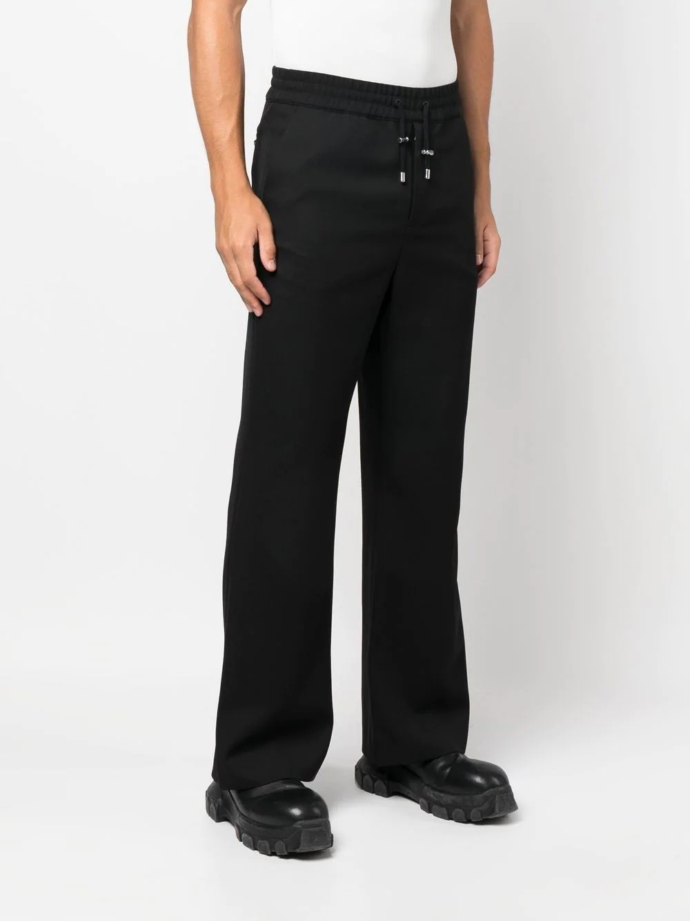 wide-leg virgin-wool trousers - 3