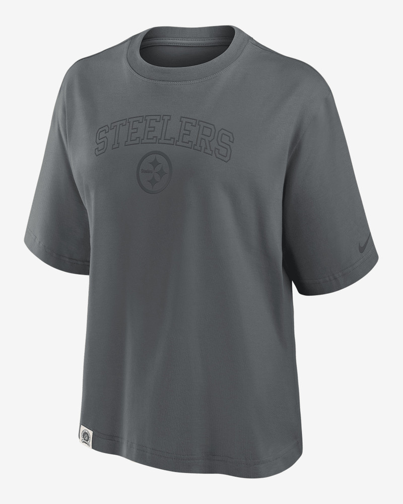 Pittsburgh Steelers Arch Boxy Women's Nike NFL T-Shirt 1