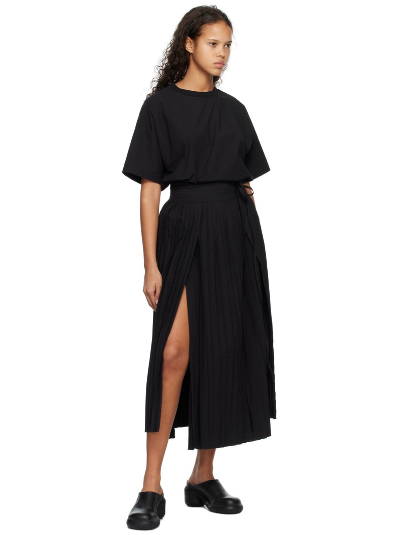 SUBTLE LE NGUYEN Black Crewneck T-Shirt outlook