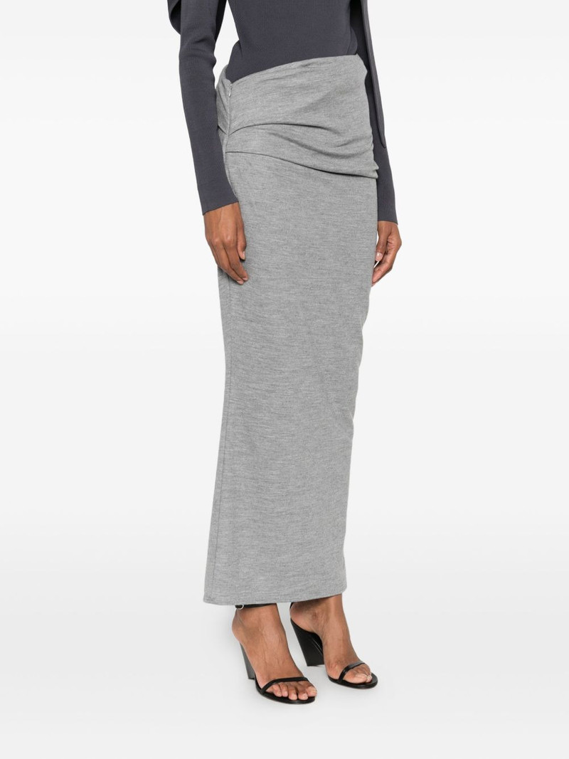 draped wool skirt 3