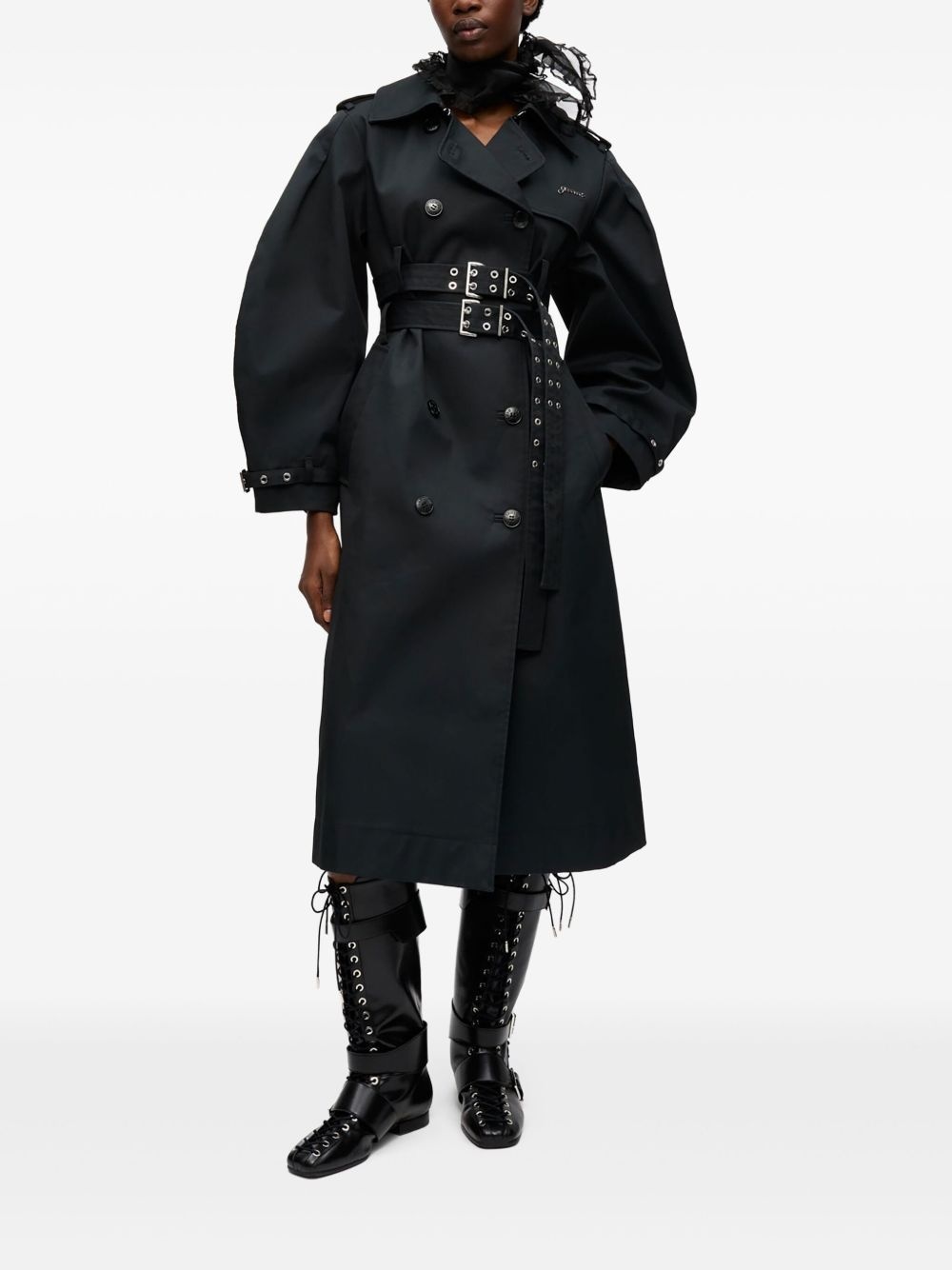 organic-cotton trench coat - 2