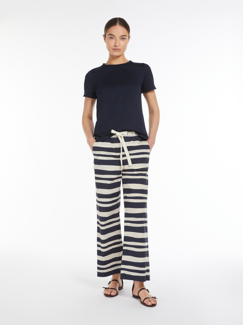 'S Max Mara ULULATO Ruched cotton jersey T-shirt outlook