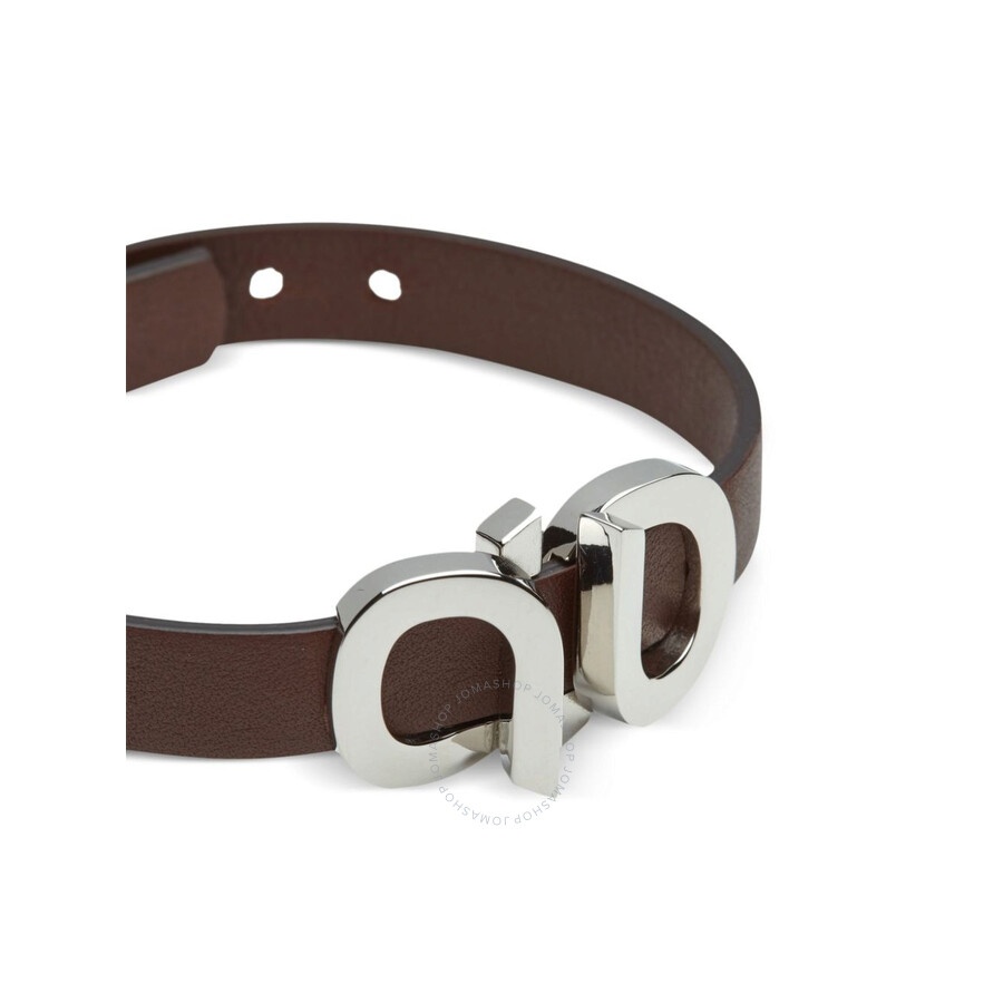 Ferragamo Gancini Accent Leather Bracelet - 3